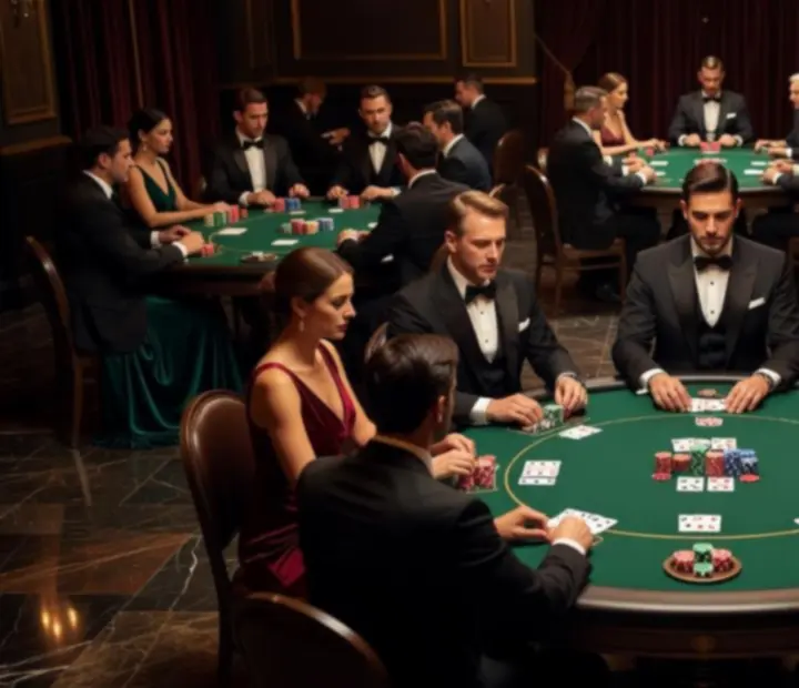 Elegancki wieczór pokerowy dla firmy z profesjonalnymi dealerami przy stołach Wonderstar s. r. o.